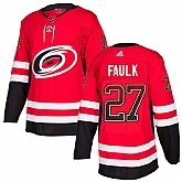 Hurricanes 27 Justin Faulk Red Drift Fashion Adidas Jersey,baseball caps,new era cap wholesale,wholesale hats